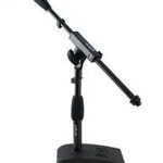 Gator Frameworks GFW-MIC-0821 Short Mic Stand with 4.5" X 8" Weighted Base